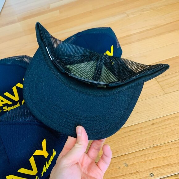 Lot of 3 Trucker NAVY Hats Caps and 1 NRA Hat - Picture 9 of 13